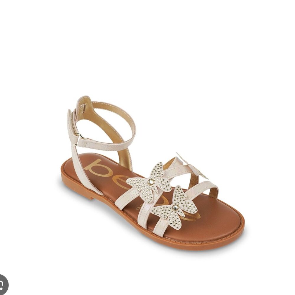 BEBE Girls Butterfly Sandals Size 13
